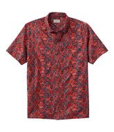 Carbon Navy Abstract Hibiscus,Small