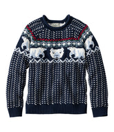 Classic Navy Polar Fairisle,Small 8