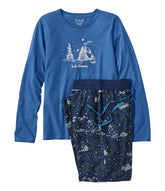 Bright Navy Winter Toile,X-Small