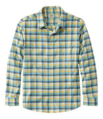 L.L.Bean Men's Wrinkle-Free Ultrasoft Brushed Cotton Shirt, Long-Sleeve, Slightly Fitted Untucked Fit SALE|CLOTHING