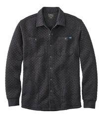 L.L.Bean Men's Quilted Sweatshirts, Snap Overshirt CLOTHING|SALE