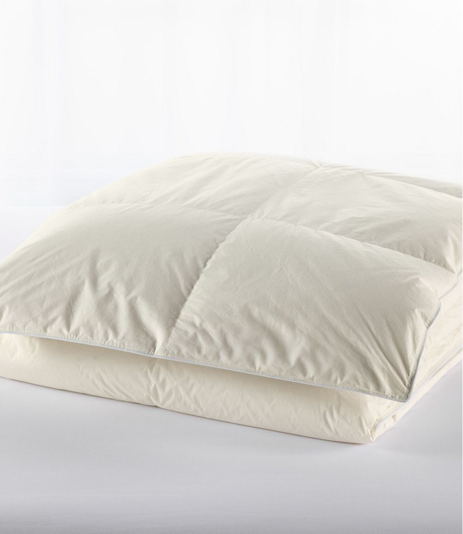 L.L.Bean Baffle Box Stitch Goose Down Comforter, Warm HOME GOODS