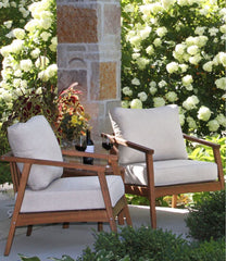 L.L.Bean Eucalyptus Patio Chair, Set of Two HOME GOODS
