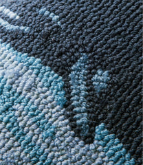 L.L.Bean Indoor/Outdoor Hooked Pillow, 18x18 Whale HOME GOODS