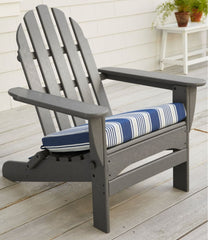 L.L.Bean Casco Bay Adirondack Chair Seat Cushion, Stripe HOME GOODS