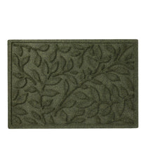 L.L.Bean Heavyweight Recycled Waterhog Doormat, Woodland Leaf HOME GOODS