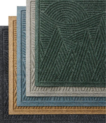 L.L.Bean Everyspace Recycled Waterhog Doormat, Mountain Scene HOME GOODS
