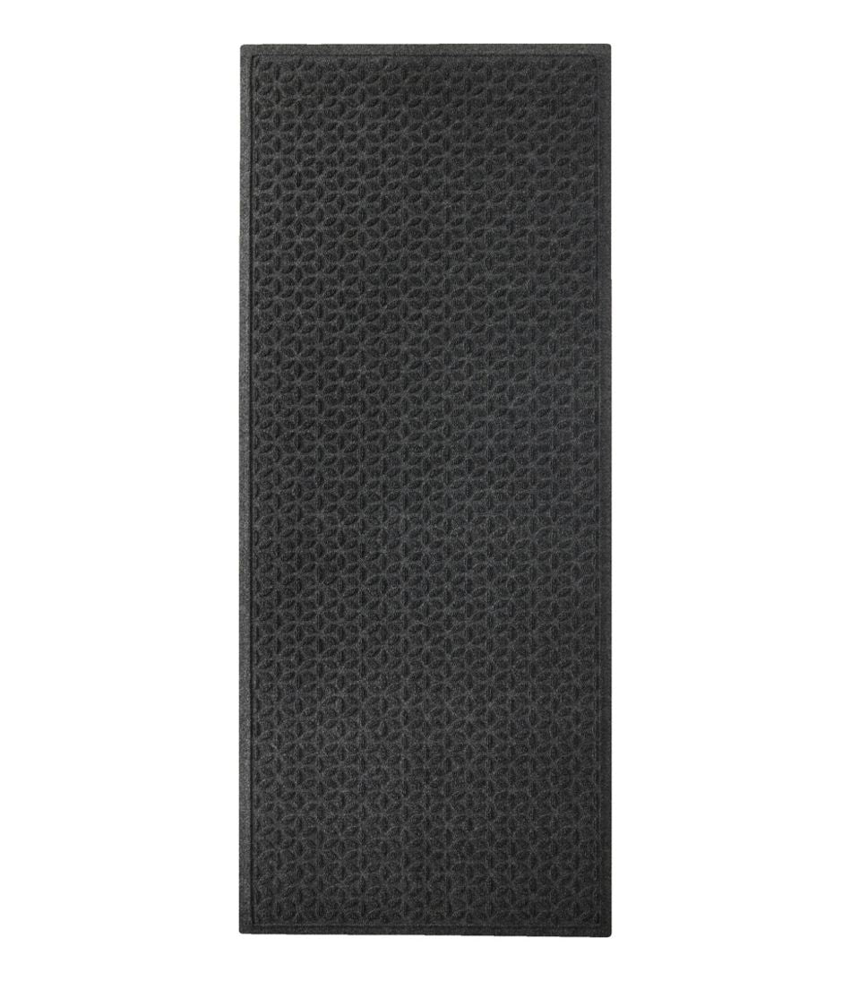 L.L.Bean Heavyweight Recycled Waterhog Mat Runner, Blooming Circles HOME GOODS