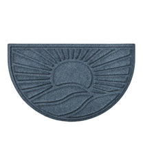 L.L.Bean Everyspace Recycled Waterhog Doormat, Half Round, Sunrise HOME GOODS