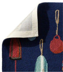 L.L.Bean Indoor/Outdoor Vacationland Runner, Buoys HOME GOODS