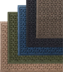 L.L.Bean Heavyweight Waterhog Mat, Stair Treads, Set of Four, Blooming Circles HOME GOODS