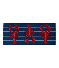 L.L.Bean Indoor/Outdoor Vacationland Runner, Lobsters HOME GOODS