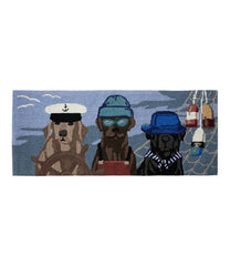 L.L.Bean Indoor/Outdoor Vacationland Runner, Seaside Dogs HOME GOODS