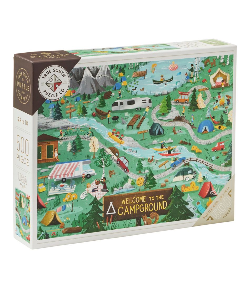 L.L.Bean Campground Puzzle, 500 Pieces HOME GOODS