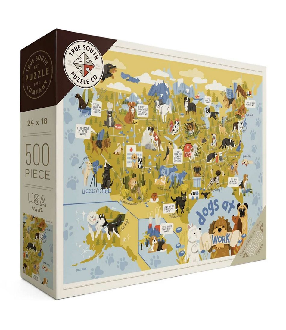 L.L.Bean Dogs at Work Puzzle, 500 Pieces HOME GOODS