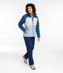 L.L.Bean Women's Bean's Down Jacket, Colorblock SALE|OUTERWEAR