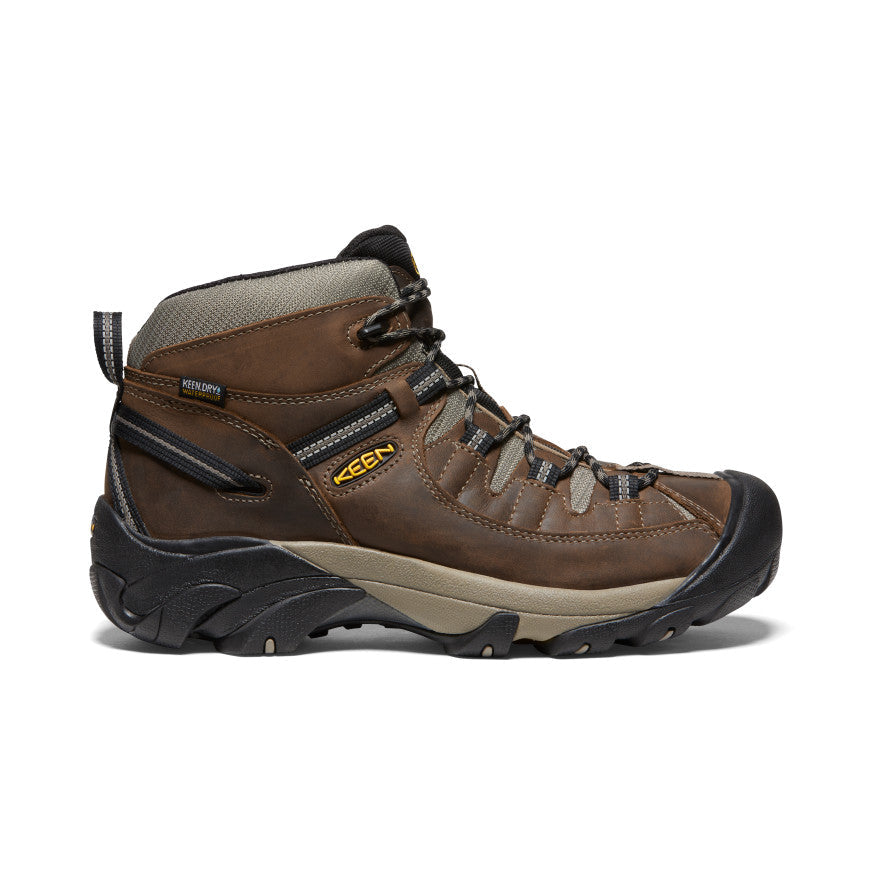 Men's Targhee II Waterproof Mid Wide Shitake/Brindle / Keen / Shitake/Brindle