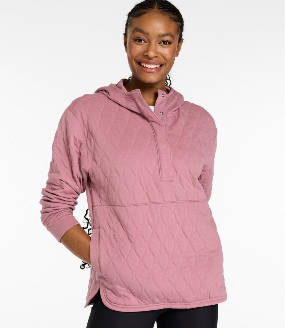 L.L.Bean Women's VentureSoft Quilted Hooded Pullover NEW|CLOTHING