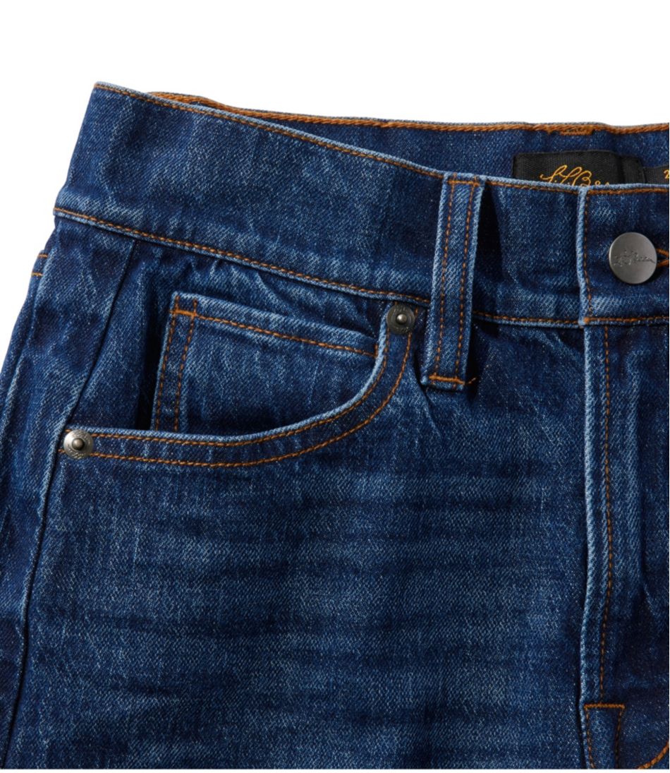L.L.Bean Women's Signature 1912 Premium Jeans, High-Rise Relaxed Wide-Leg NEW|CLOTHING|SALE