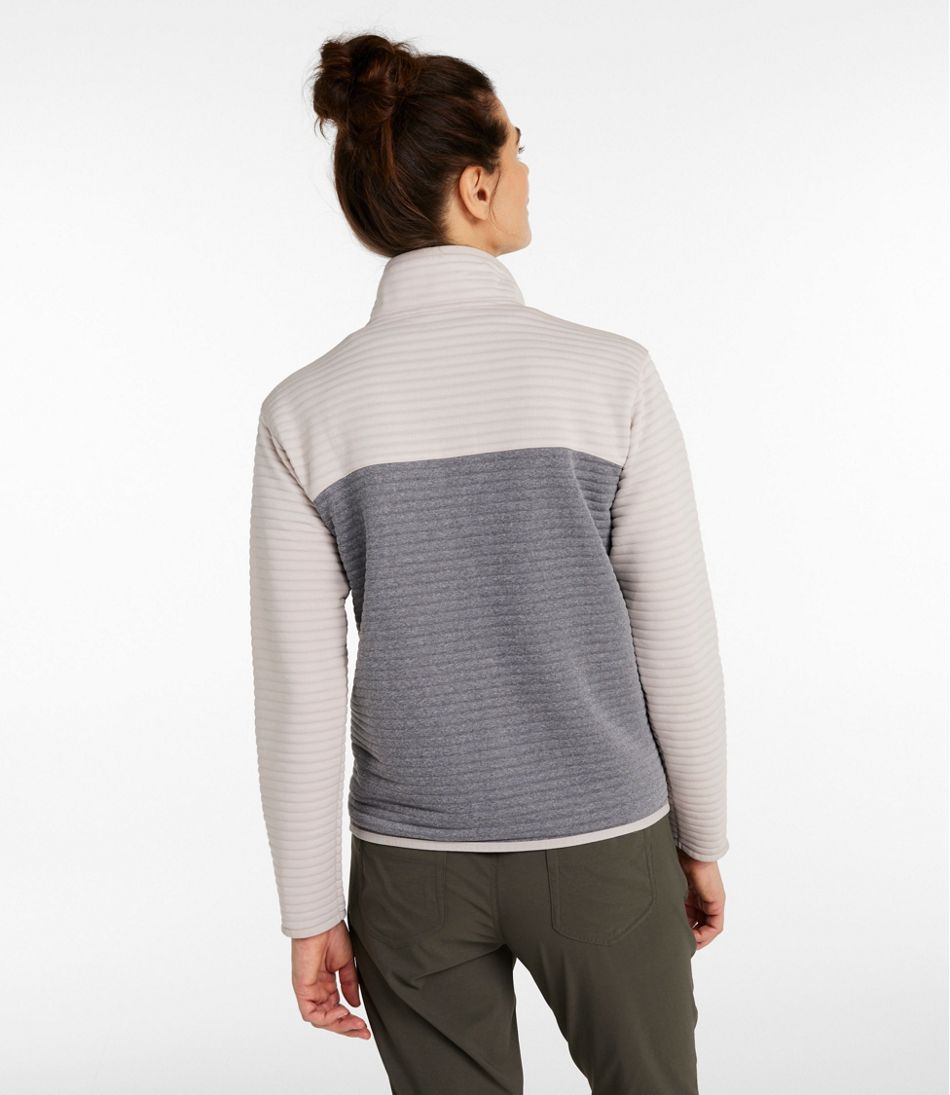 L.L.Bean Women's Airlight Snap Front Jacket, Colorblock NEW|CLOTHING|OUTERWEAR