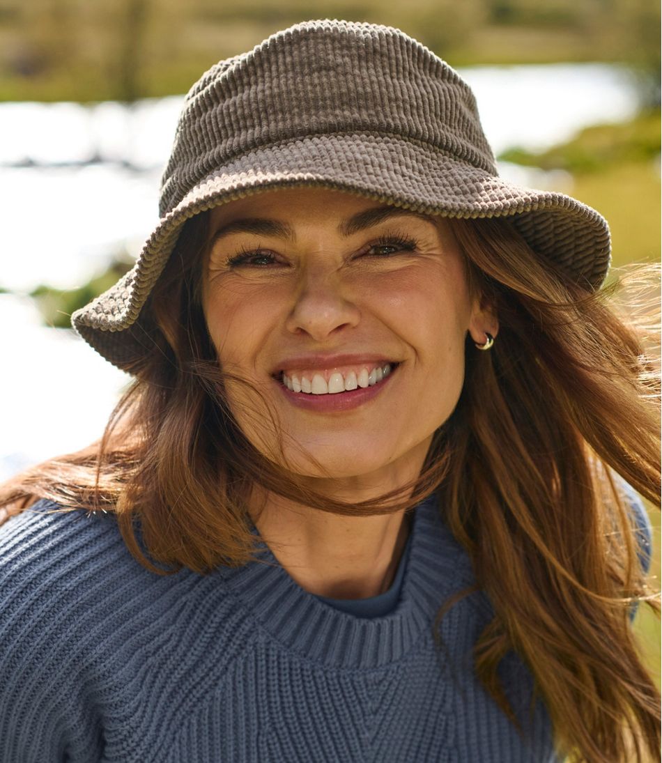 L.L.Bean Adults' Cotton Corduroy Bucket Hat NEW|CLOTHING|OUTERWEAR