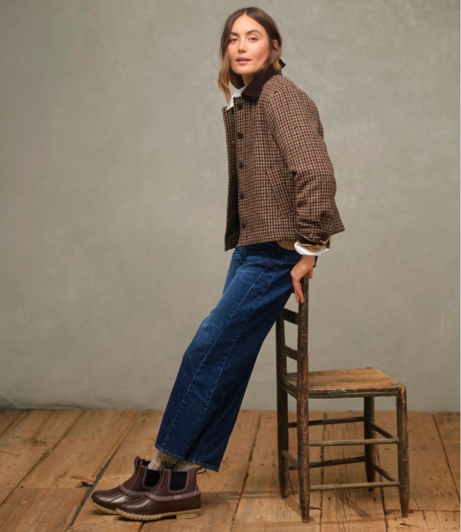 L.L.Bean Women's Signature 1912 Premium Jeans, High-Rise Barrel Ankle NEW|CLOTHING