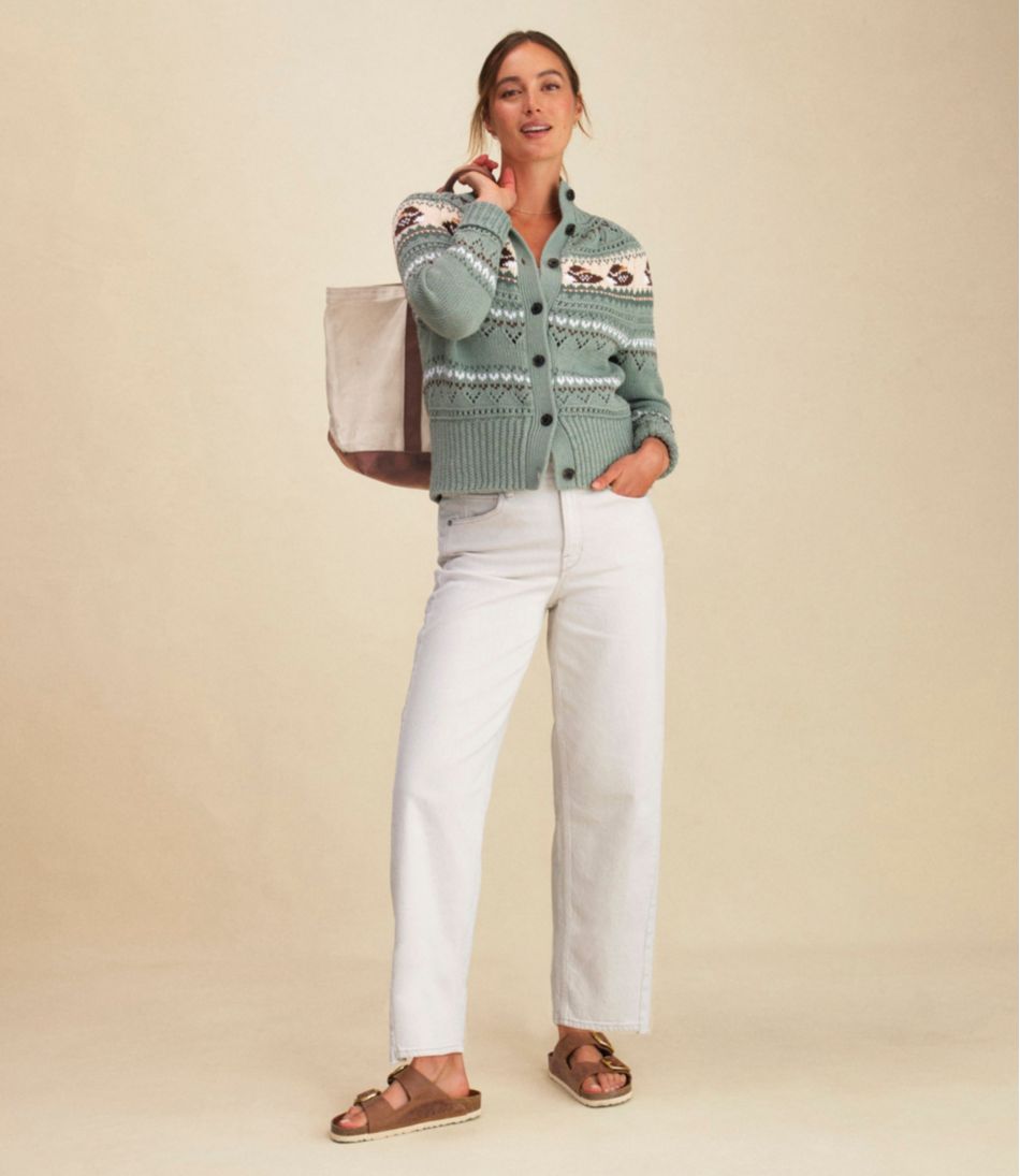 L.L.Bean Women's Signature 1912 Premium Jeans, High-Rise Barrel Ankle NEW|CLOTHING