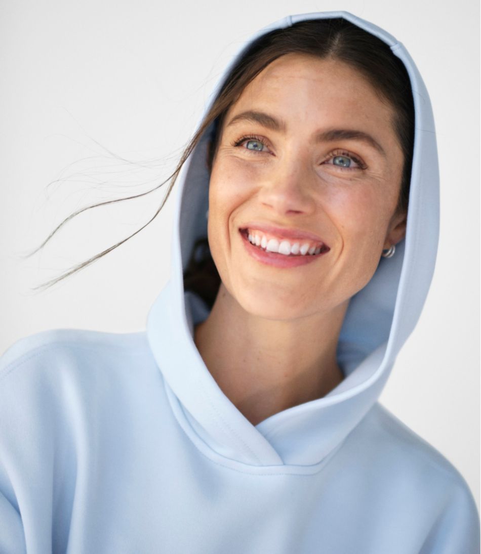 L.L.Bean Women's Multisport Hooded Pullover Sweatshirt NEW|CLOTHING