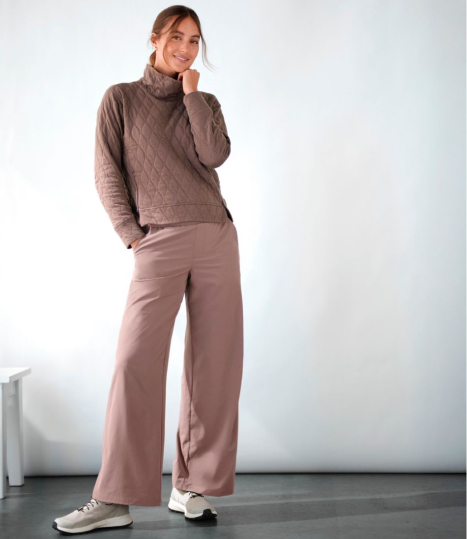 L.L.Bean Women's VentureStretch Pants, Wide Leg NEW|CLOTHING