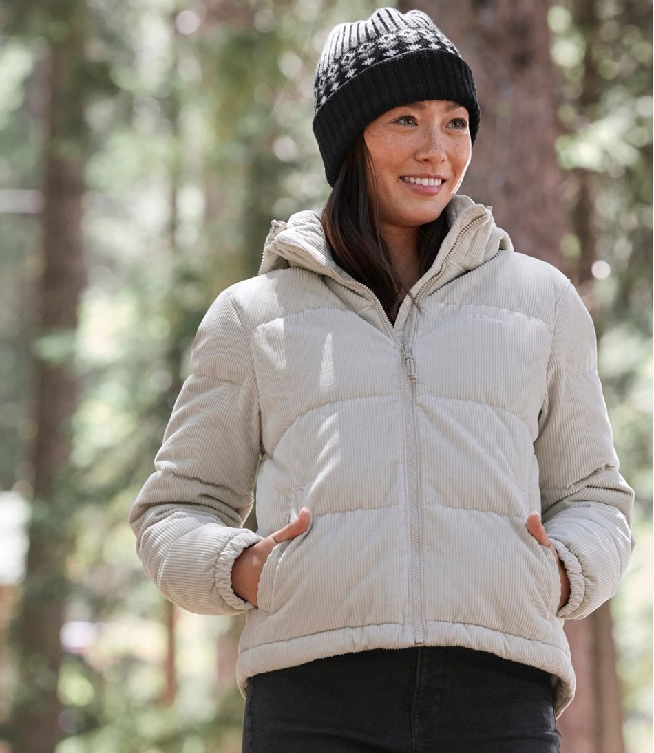L.L.Bean Women's Mountain Classic Down Jacket, Corduroy NEW|OUTERWEAR