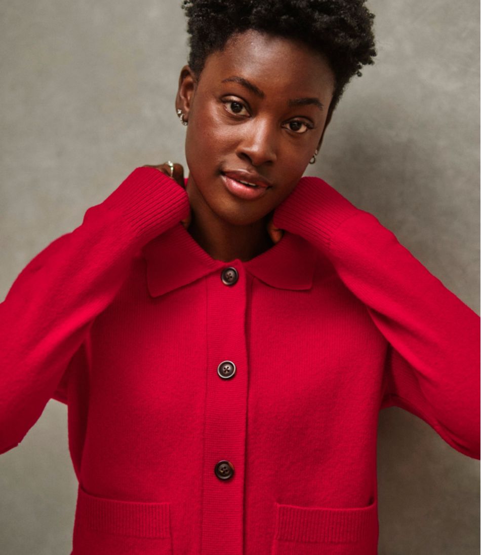 L.L.Bean Women's Signature Camp Merino Wool Sweater, Cardigan NEW|CLOTHING