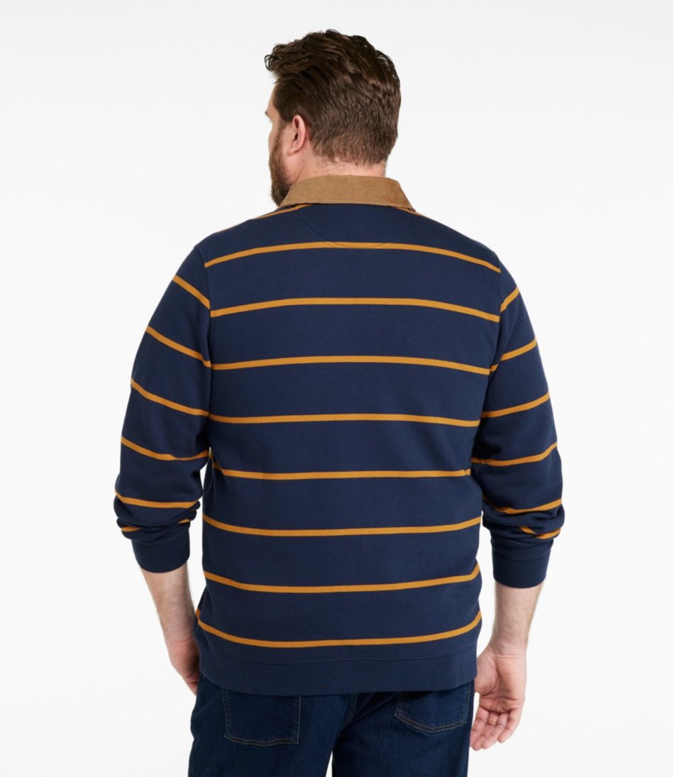 L.L.Bean Men's Mariner Ultrasoft Sweatshirt, Stripe NEW|CLOTHING|SALE