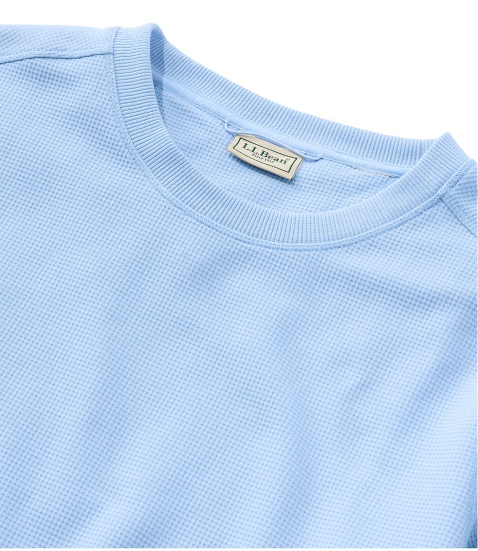 L.L.Bean Men's Mountainside Micro Waffle Crew NEW|CLOTHING