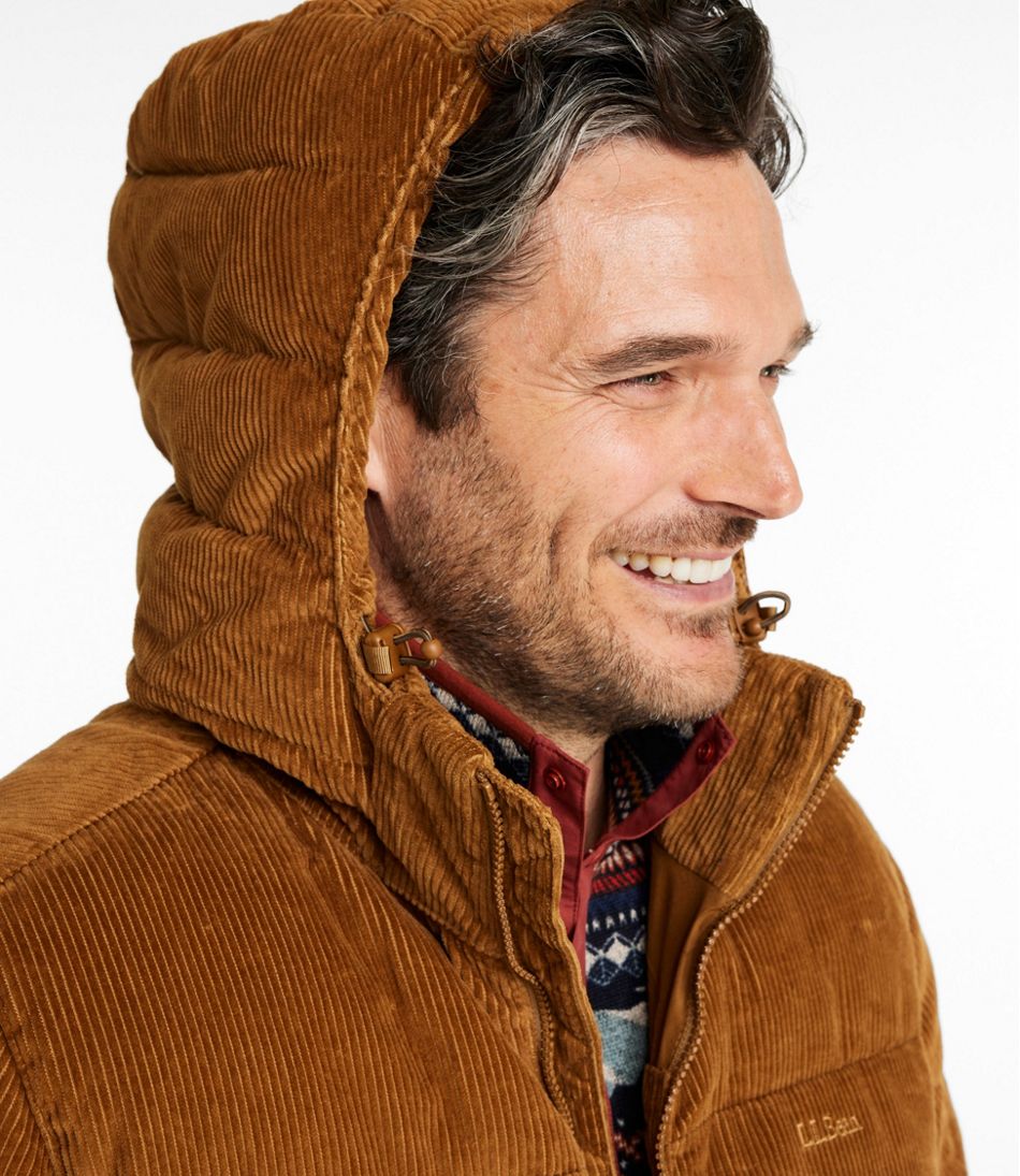 L.L.Bean Men's Mountain Classic Down Jacket, Corduroy NEW|OUTERWEAR