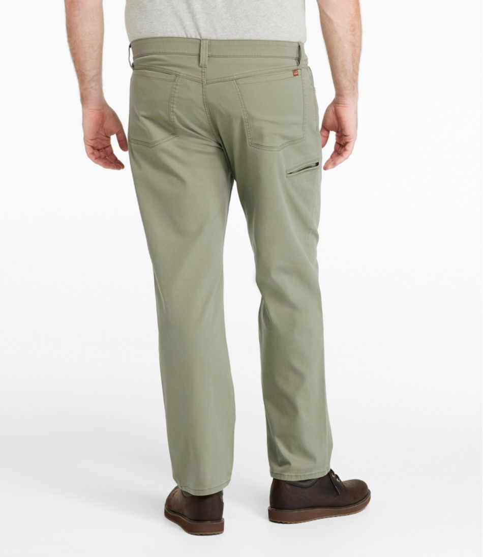 L.L.Bean Men's BeanFlex® Performance Canvas Pants, Five-Pocket, Standard Fit, Straight Leg NEW|CLOTHING|SALE