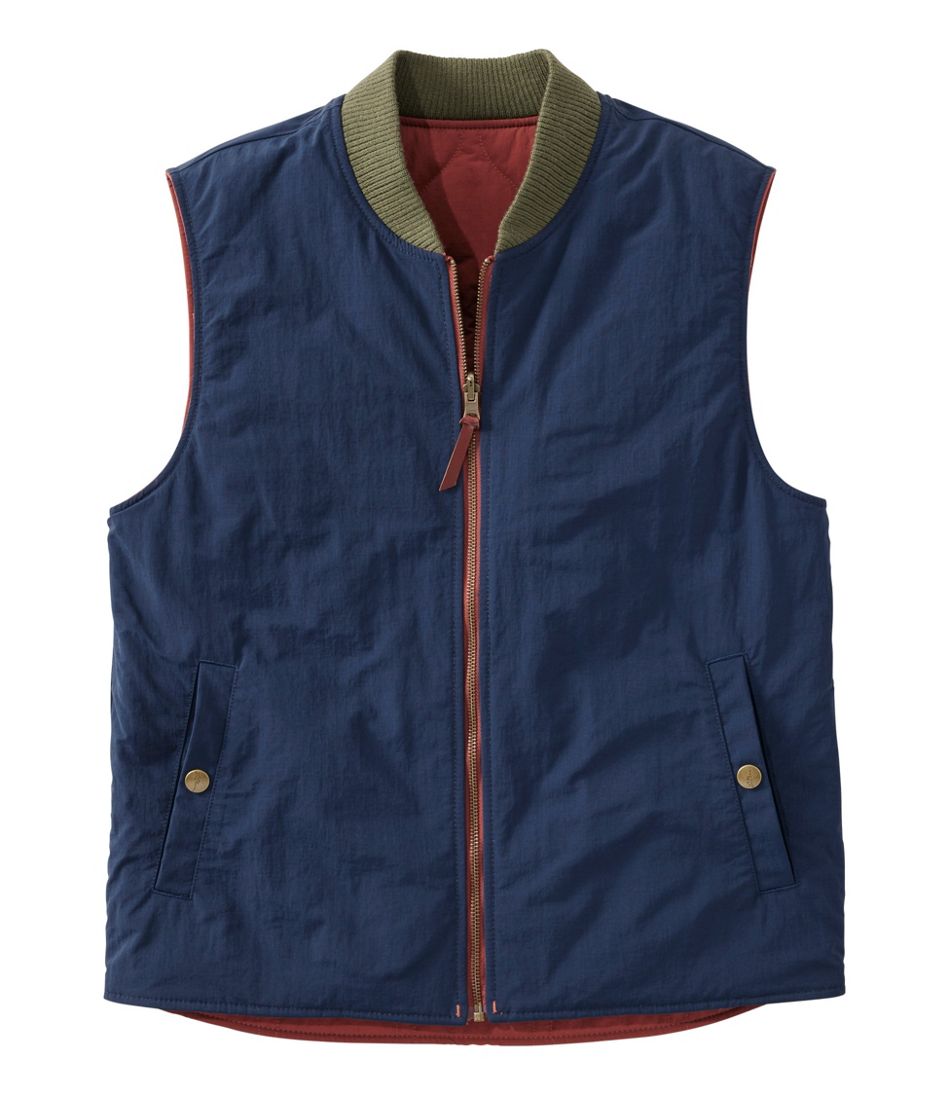 L.L.Bean Men's Signature Reversible Quilted Vest NEW|CLOTHING|OUTERWEAR