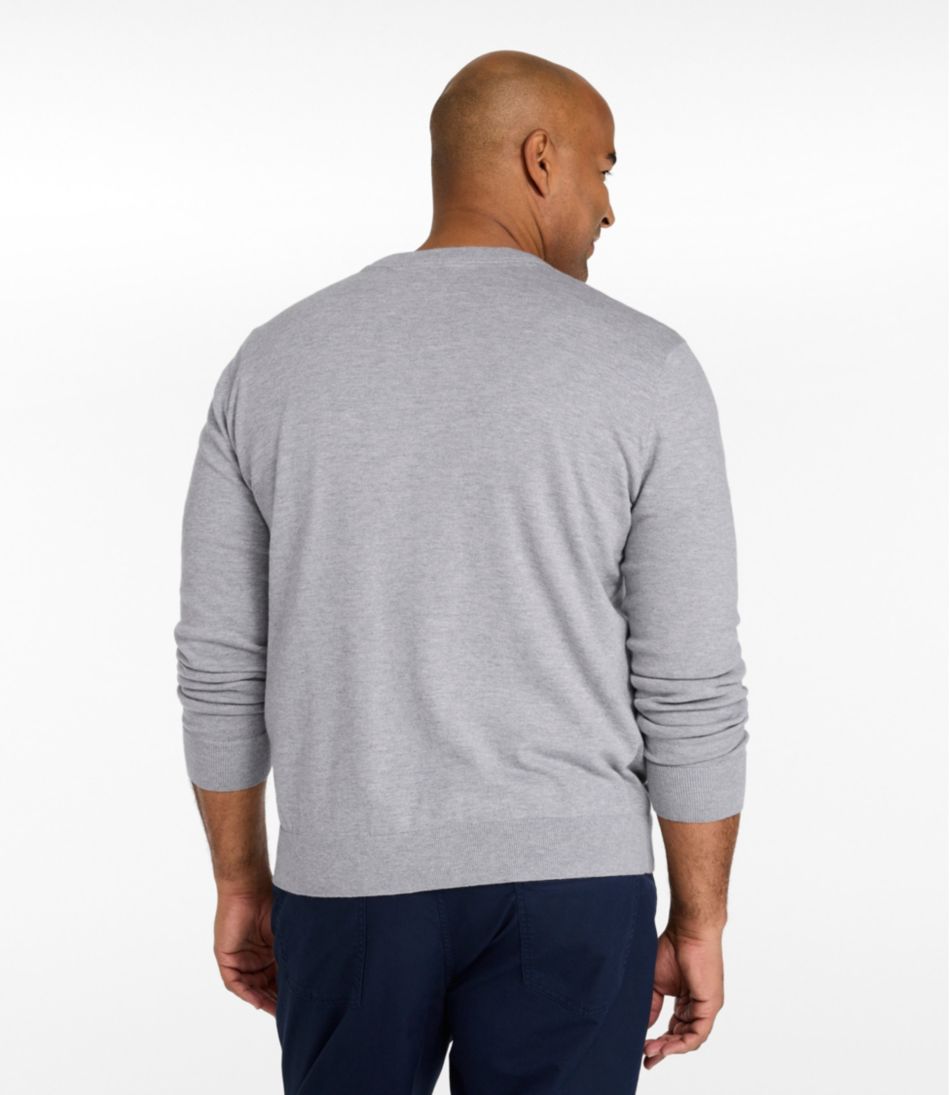 L.L.Bean Men's All Seasons Cotton Blend Sweater, V-Neck NEW|CLOTHING