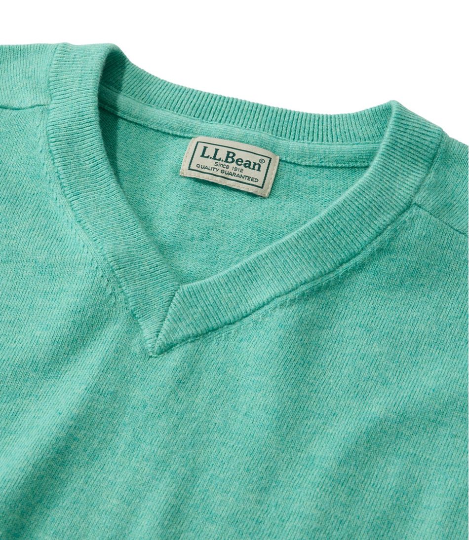 L.L.Bean Men's All Seasons Cotton Blend Sweater, V-Neck NEW|CLOTHING