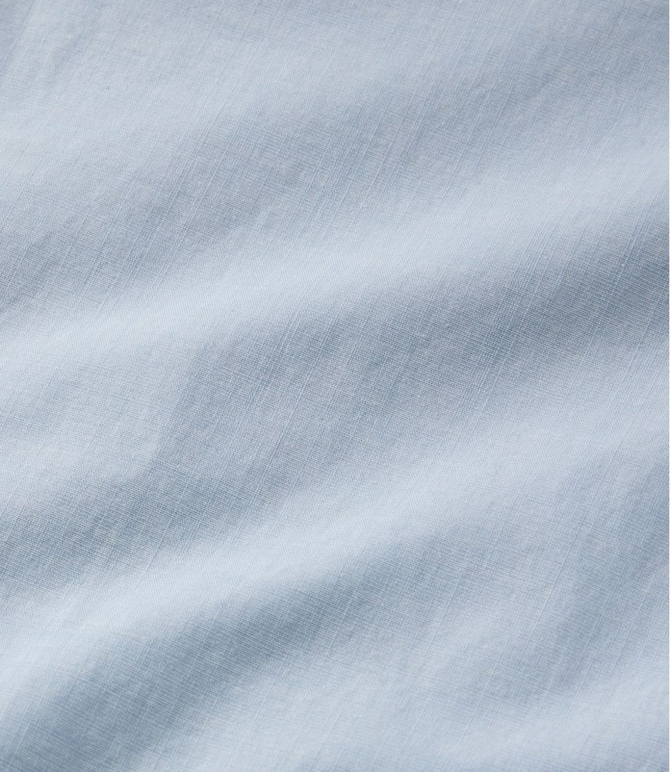 L.L.Bean Men's Comfort Stretch Performance® Chambray Shirt, Long-Sleeve, Slightly Fitted Untucked Fit NEW|CLOTHING