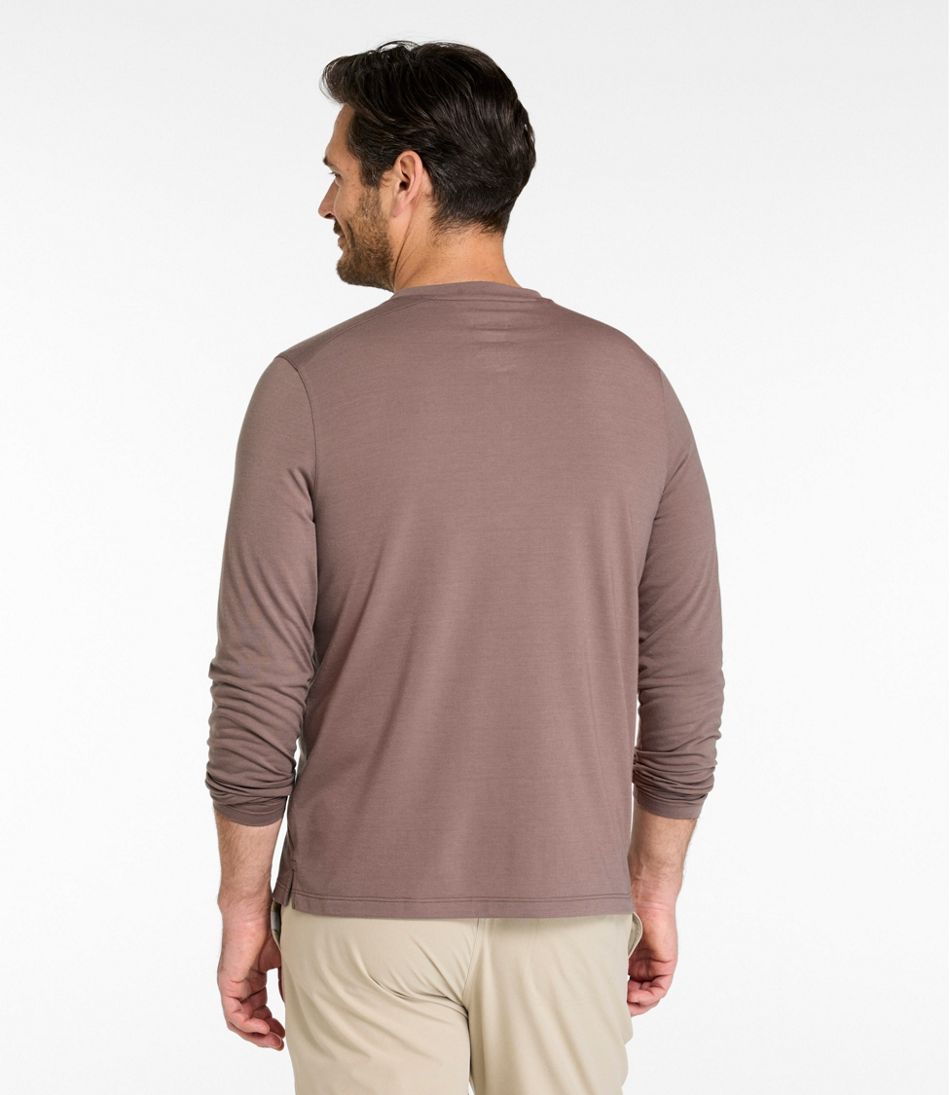 L.L.Bean Men's Multisport Lifestyle Henley, Long-Sleeve NEW|CLOTHING