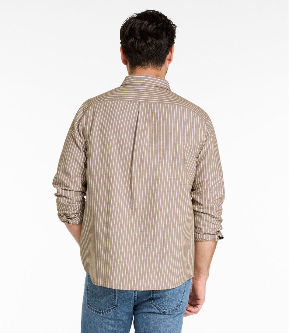 L.L.Bean Men's Signature Wharfside Linen Blend Shirt NEW|CLOTHING