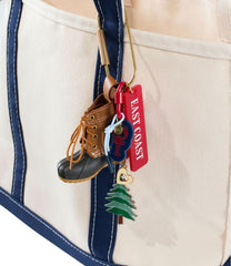 L.L.Bean Embroidered Patch Charm, Yellow Lab NEW|BAG & TRAVEL