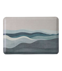 L.L.Bean Happy Feet Comfort Mat, Watercolor Waves NEW|HOME GOODS