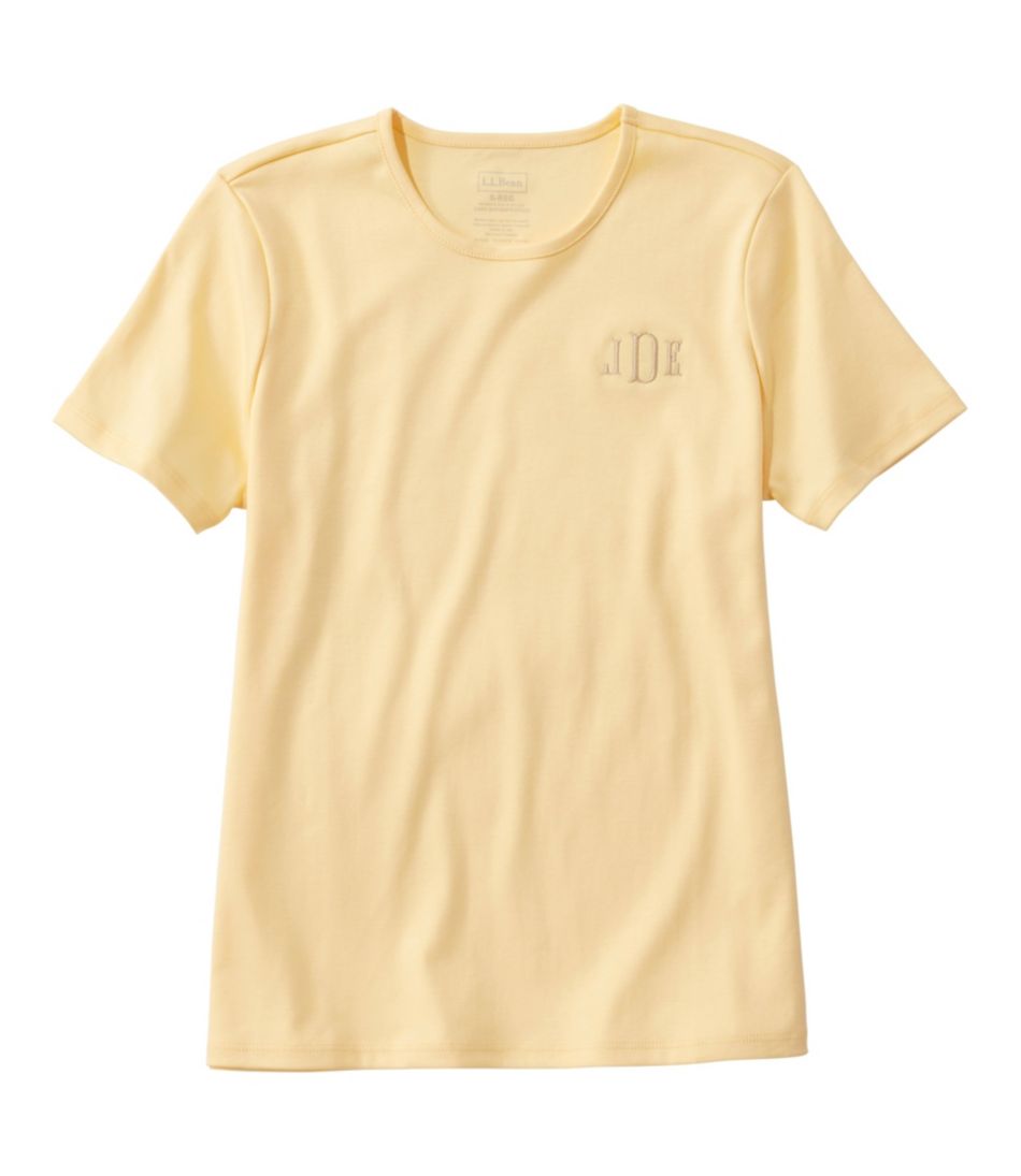 L.L.Bean Women's Pima Cotton Tee, Short-Sleeve Crewneck CLOTHING|SALE