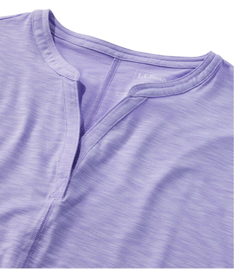 L.L.Bean Women's Streamside Tee, Short-Sleeve Splitneck CLOTHING|SALE