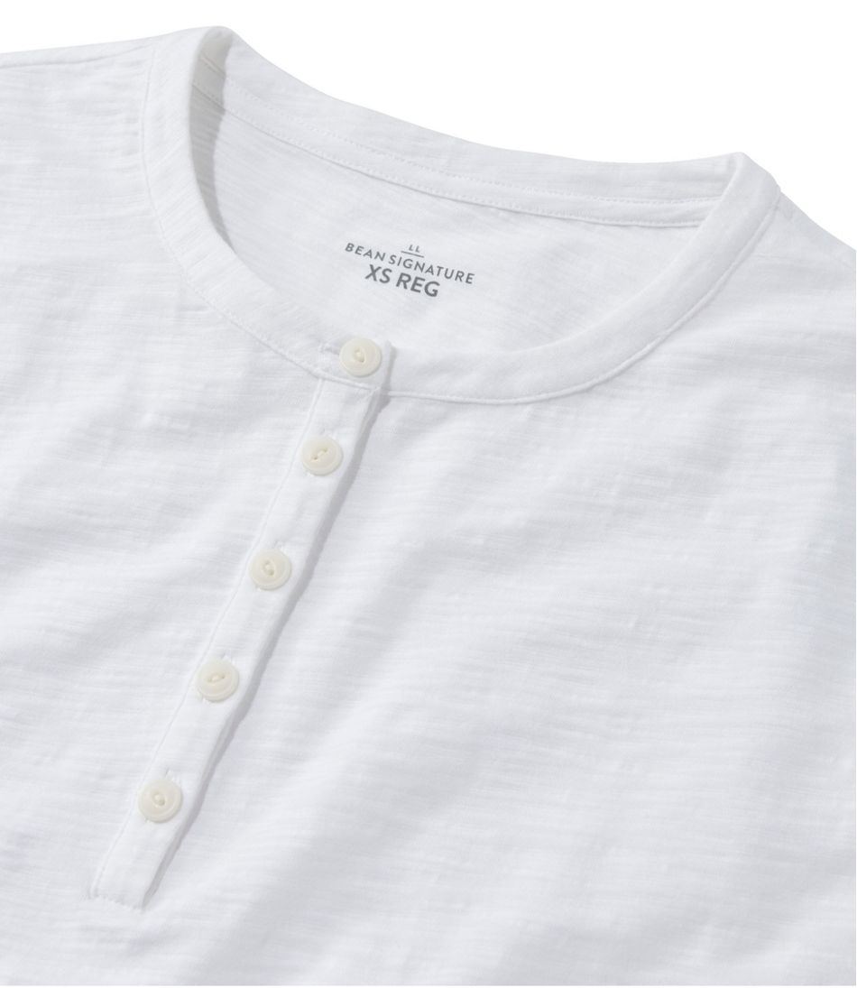 L.L.Bean Women's Signature Slub Tee, Short-Sleeve Henley CLOTHING|SALE