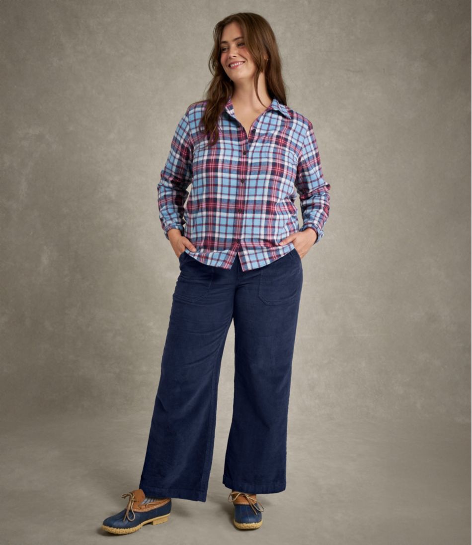 L.L.Bean Women's Scotch Plaid Flannel Shirt, Relaxed CLOTHING|SALE