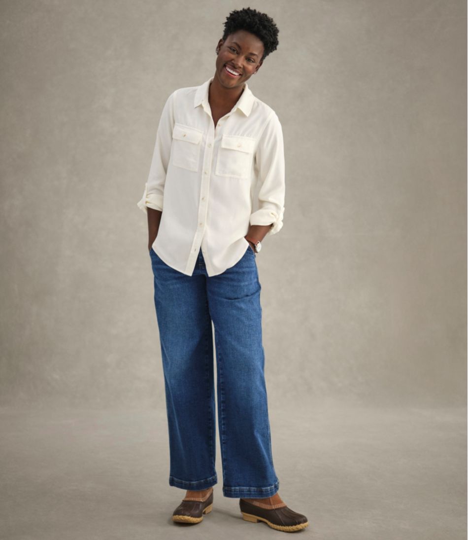 L.L.Bean Women's Soft-Washed Utility Shirt CLOTHING|SALE