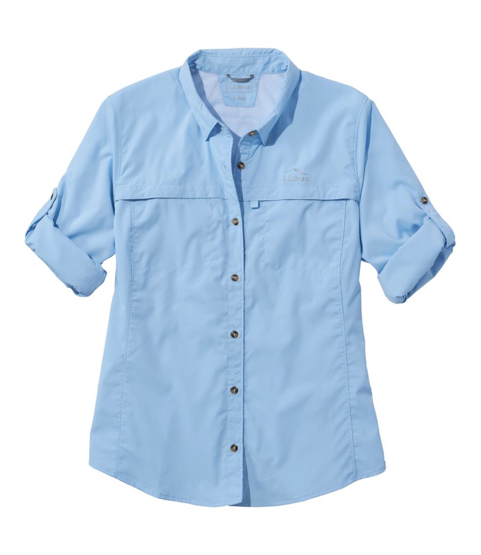 L.L.Bean Women's Tropicwear Shirt, Long-Sleeve CLOTHING|OUTDOOR EQUIPMENT
