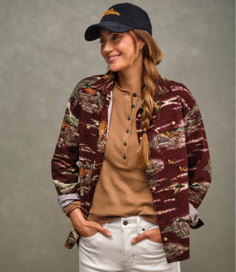 L.L.Bean Women's Signature Camp Flannel Shirt CLOTHING|SALE
